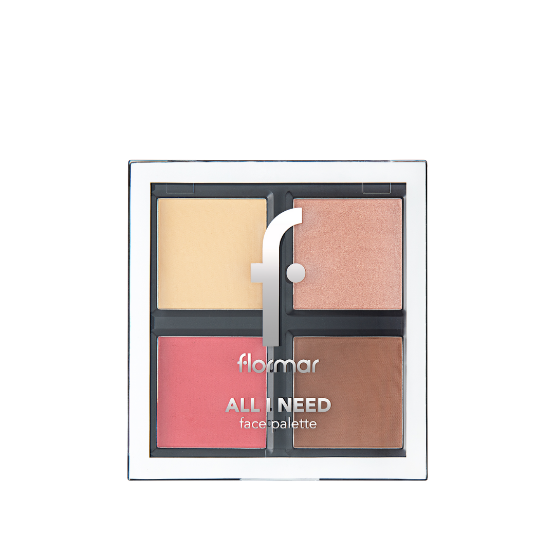 Flormar All I Need Face Palette -  3,6g  | فلورمار باليت للكونتور