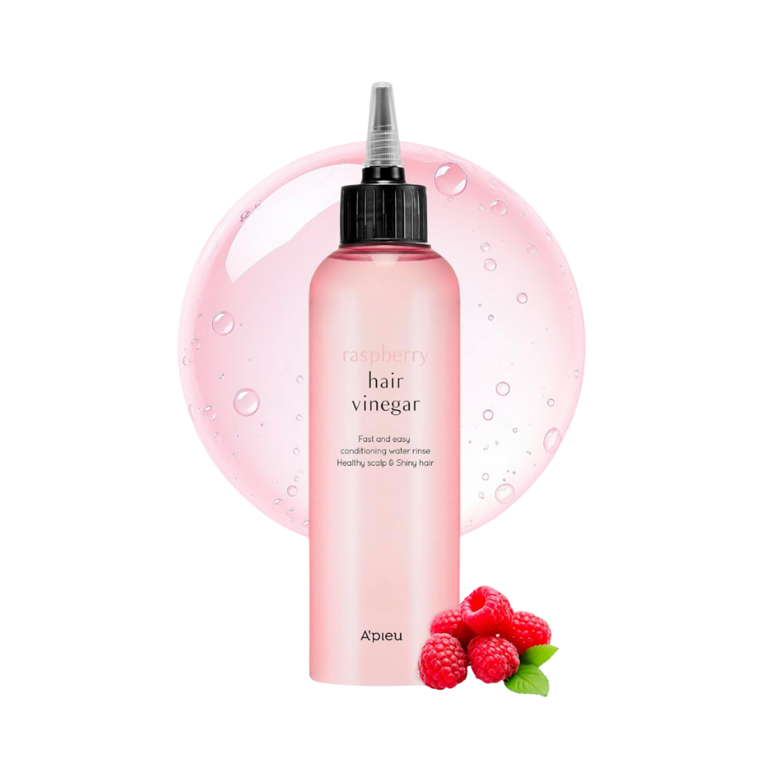 A`pieu Raspberry Scalp Hair Vinegar - 200ml | ابيو تونر خل التفاح للشعر بمستخلص التوت - 200 مل