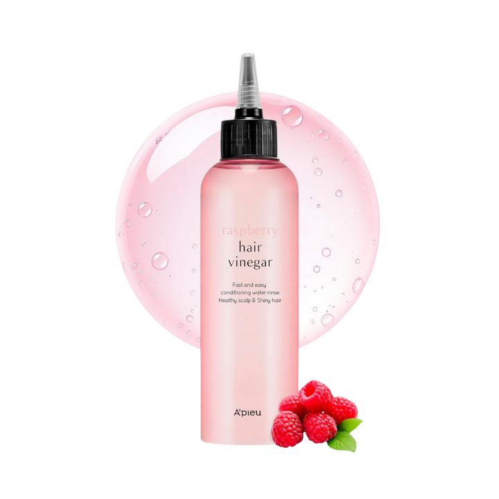 A`pieu Raspberry Scalp Hair Vinegar - 200ml | ابيو تونر خل التفاح للشعر بمستخلص التوت - 200 مل