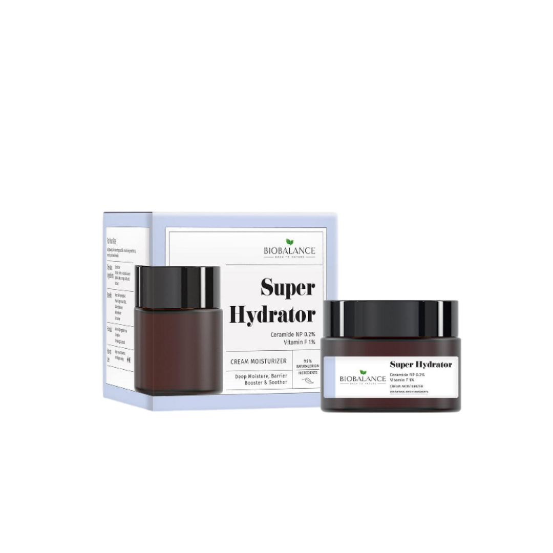 Bio Balance Super Hydrator Moisturizing Face Cream With Ceramides And Vitamin F - 50ml | بايو بالانس كريم مرطب للبشرة الحساسه  بالسيراميدات - 50 مل