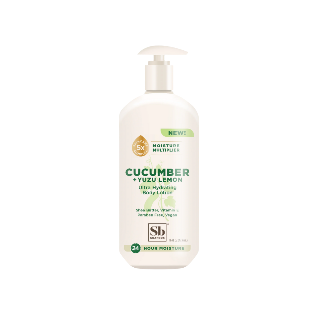 Soapbox Cucumber + Yuzu Lemon Ultra Hydrating Body Lotion - 473ml | سوب بوكس لوشن مرطب للجسم - 473 مل