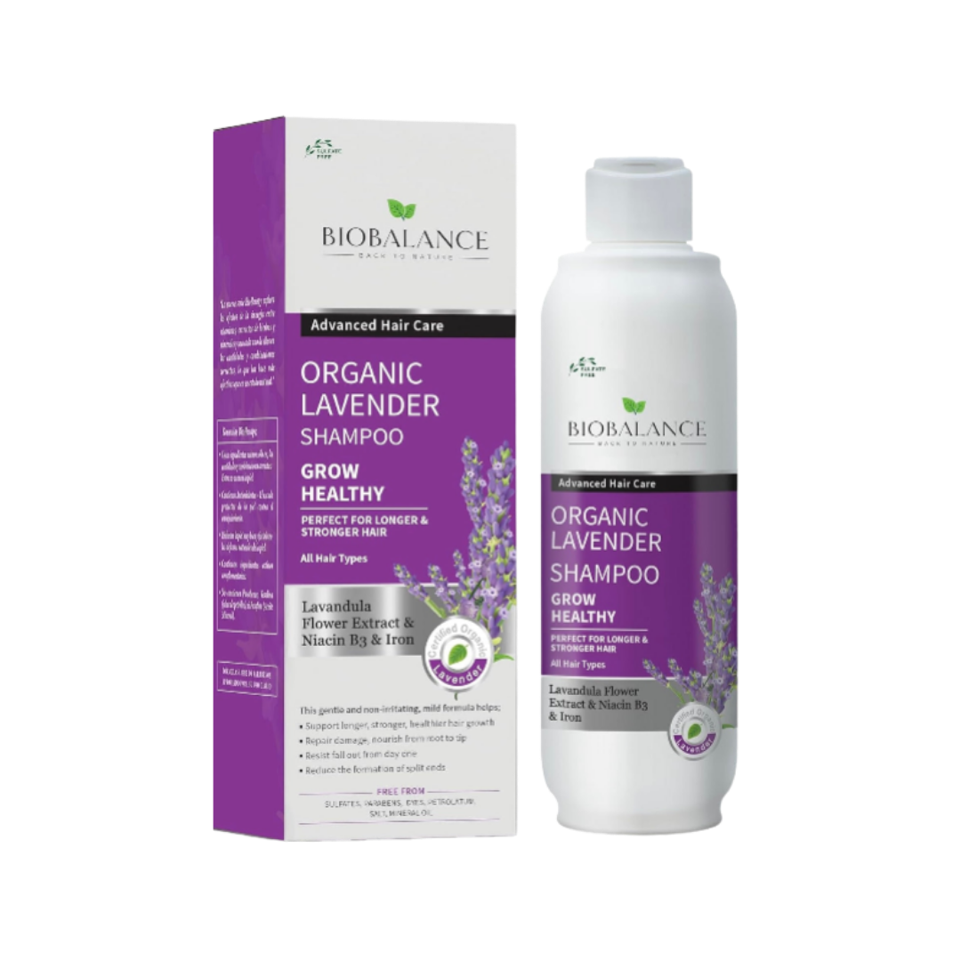 Bio Balance Organic Lavender Shampoo - 330ml | بايو بالانس شامبو التساقط  باللافندر العضوي - 330 مل