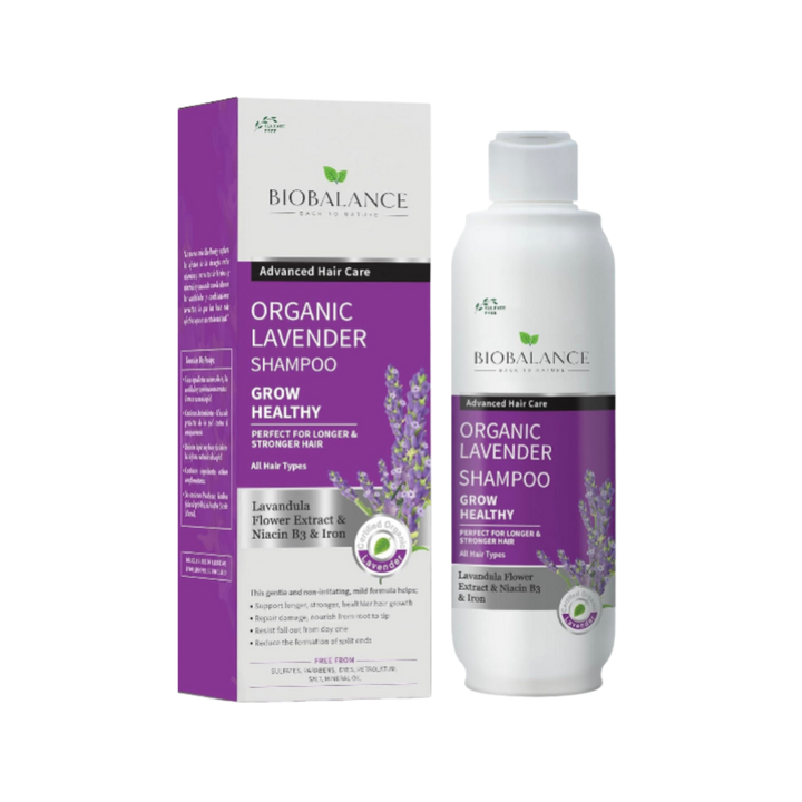 Bio Balance Organic Lavender Shampoo - 330ml | بايو بالانس شامبو التساقط  باللافندر العضوي - 330 مل
