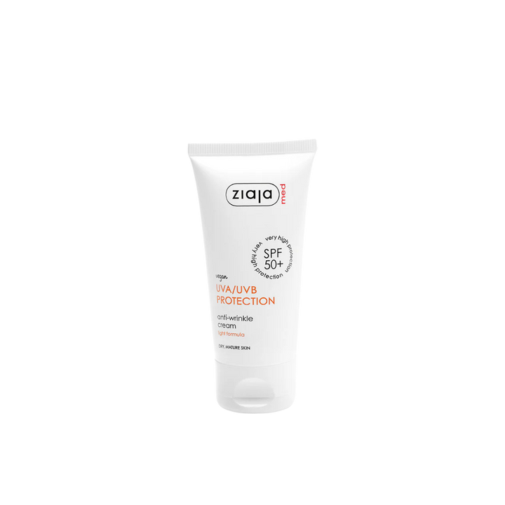 ziaja Anti-wrinkle sunscreen cream SPF50+ Dry and mature skin - 50ml | جايا كريم واقي شمسي للبشرة الجافة spf50+ - 50 مل‏