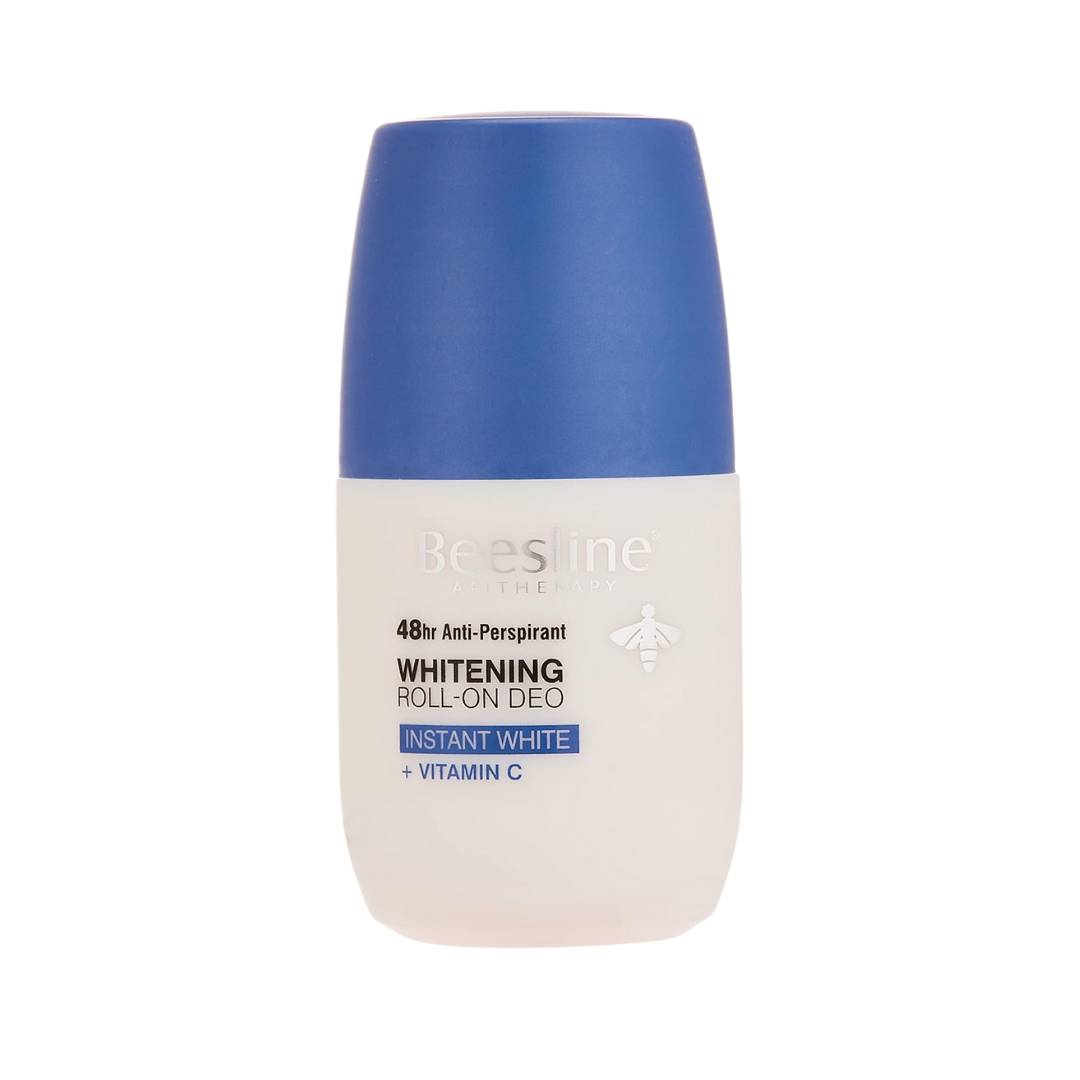 Beesline Whitening Roll On Instant Whitening with Vitamin C for Women - 50ml | بيزلين رول اون تفتيح فوري مع فيتامين سي للنساء - 50 مل