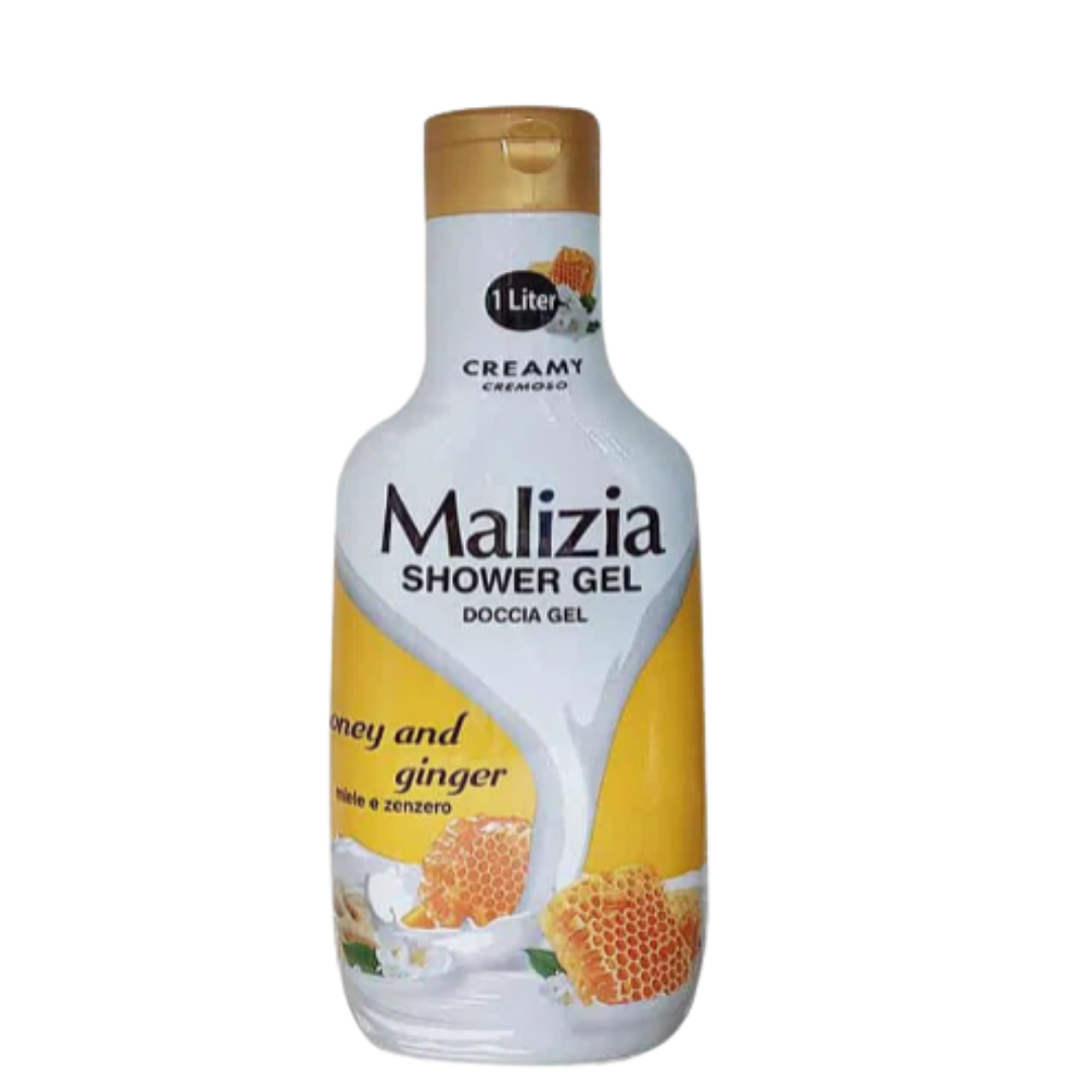 Malizia Honey And Ginger Shower Gel - 1L | ماليزيا شاور جل بالعسل و الزنجبيل - 1 لتر