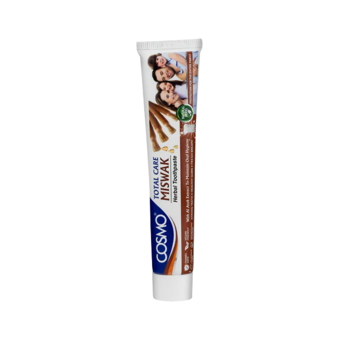 COSMO Total Care Miswak Herbal Toothpaste - 100g | كوزمو معجون أسنان - 100 غرام