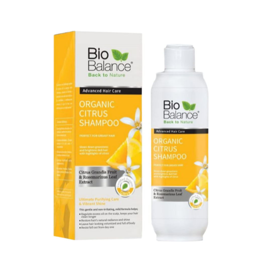 Bio balance Citrus Shampoo - 330ml |بايو بالانس شامبو للشعر الدهني والقشرة بالحمضيات - 330 مل