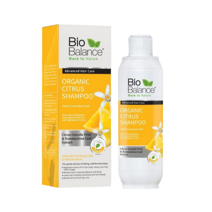 Bio balance Citrus Shampoo - 330ml |بايو بالانس شامبو للشعر الدهني والقشرة بالحمضيات - 330 مل