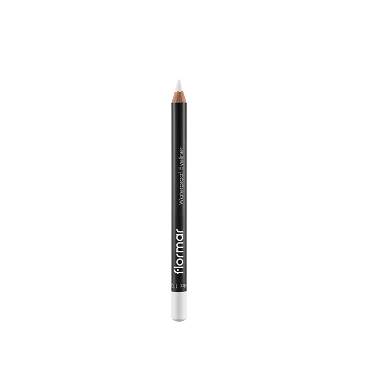 Flormar Waterproof Eye Liner No.113 Pure White | فلورمار  اي لاينر مقاوم للماء - 113 - ابيض