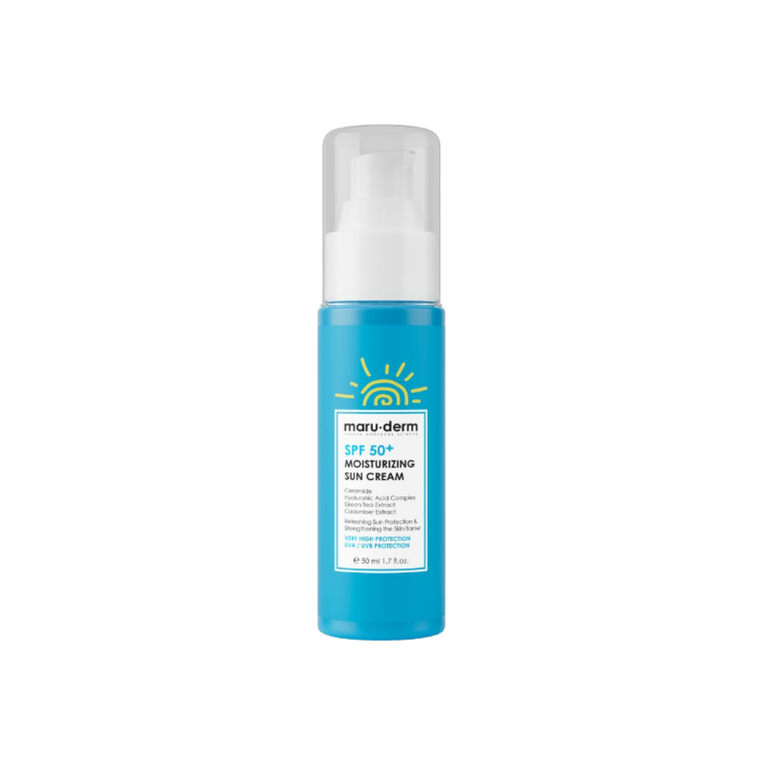 maru.derm moisturizing sun cream spf 50 - 50ml | مارو.ديرم واقي شمسي مرطب spf50 - 50 مل
