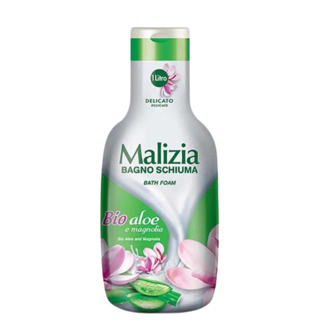 Malizia Bioaloe And Magnolia Shower Gel - 1L | ماليزيا جل استحمام بالالوفيرا و الماغنوليا - 1 لتر