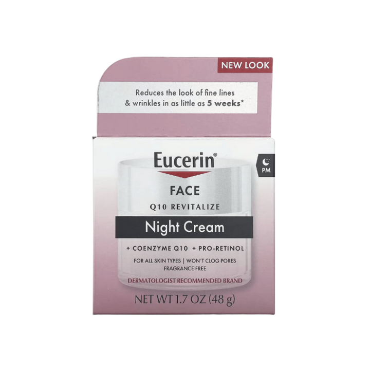 Eucerin Q10 Anti-Wrinkle Face Night Cream - 48g | يوسيرين كريم للتجاعيد الليلي - 48 غرام