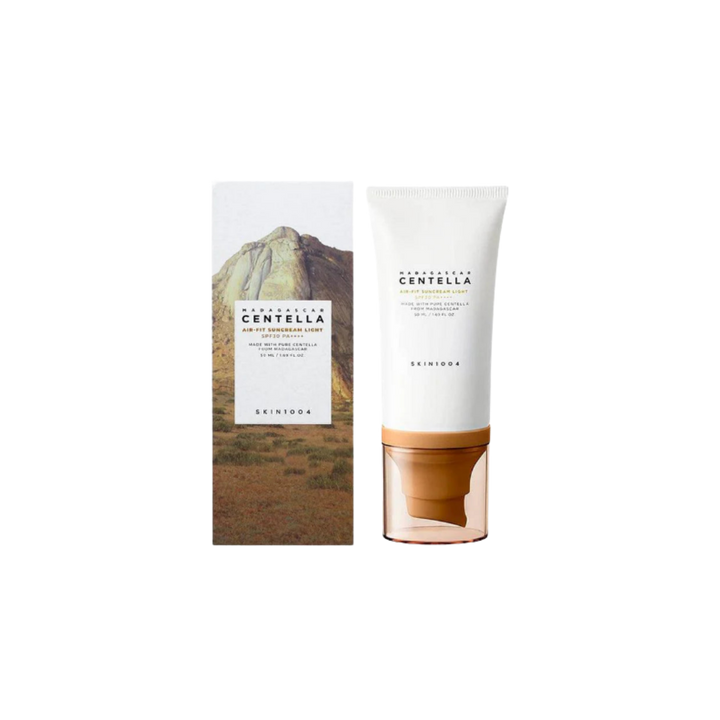 SKIN1004 Air-Fit Suncream Light Spf30 - 50ml |  سكين1004 كريم واقي شمسي خفيف على البشرة Spf30 - 30 مل