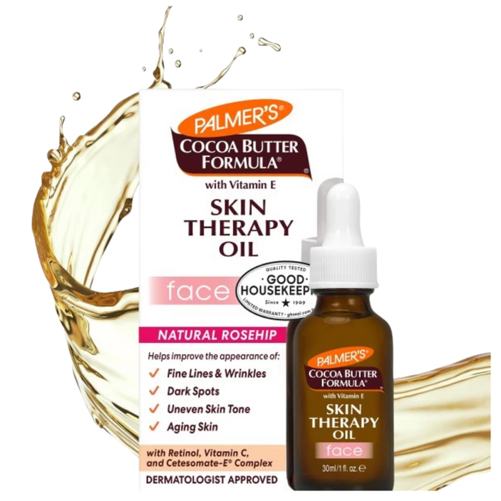 PALMER'S Cocoa Butter Formula Skin Therapy Oil With Vitamin E - 30ml | بالميرز سيروم زيتي للبشرة الجافة بالرينتول وزبدة الكاكاو - 30 مل