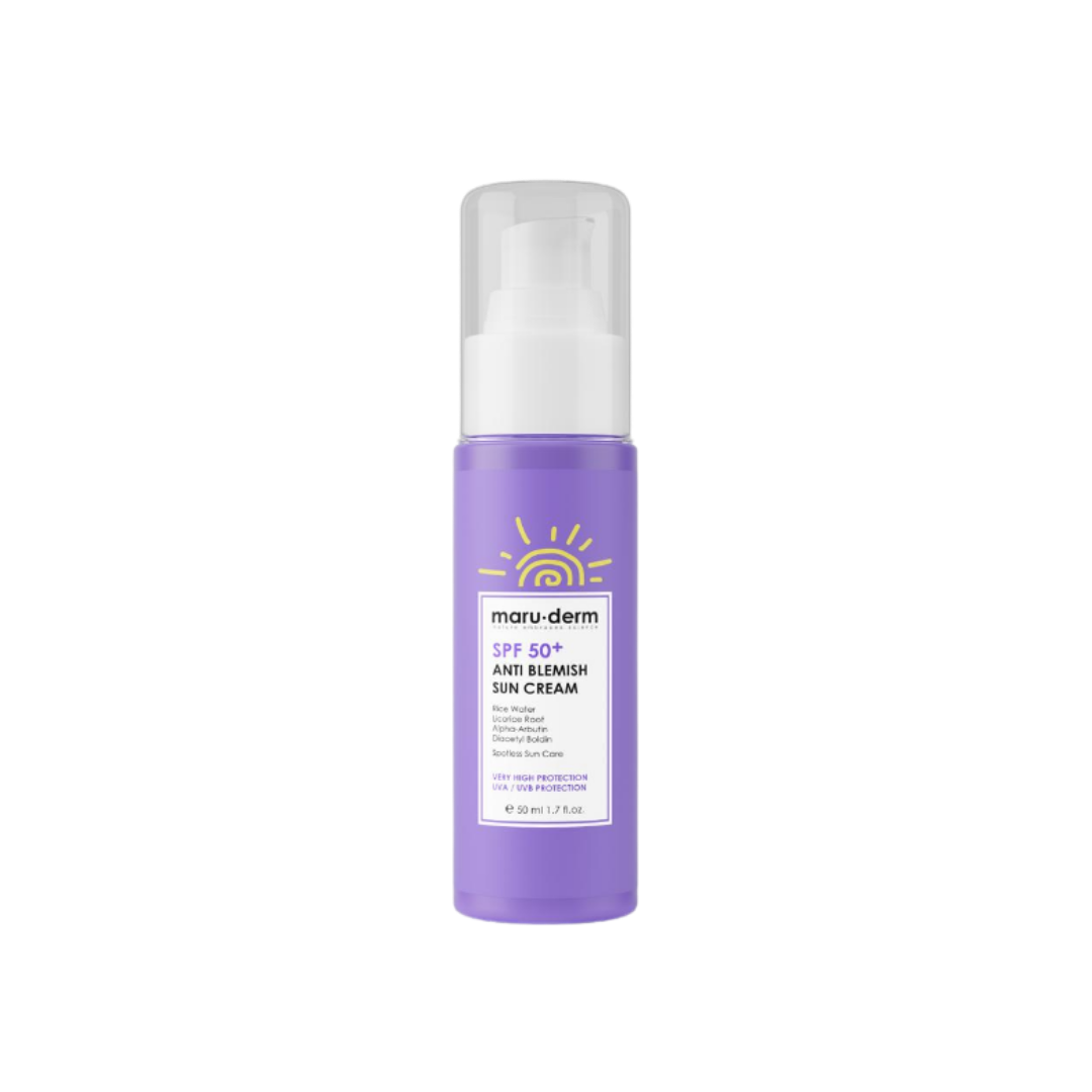 maru.derm anti blemish sun cream spf 50 - 50ml | مارو.ديرم واقي شمسي مضاد للتصبغات spf50 - 50 مل