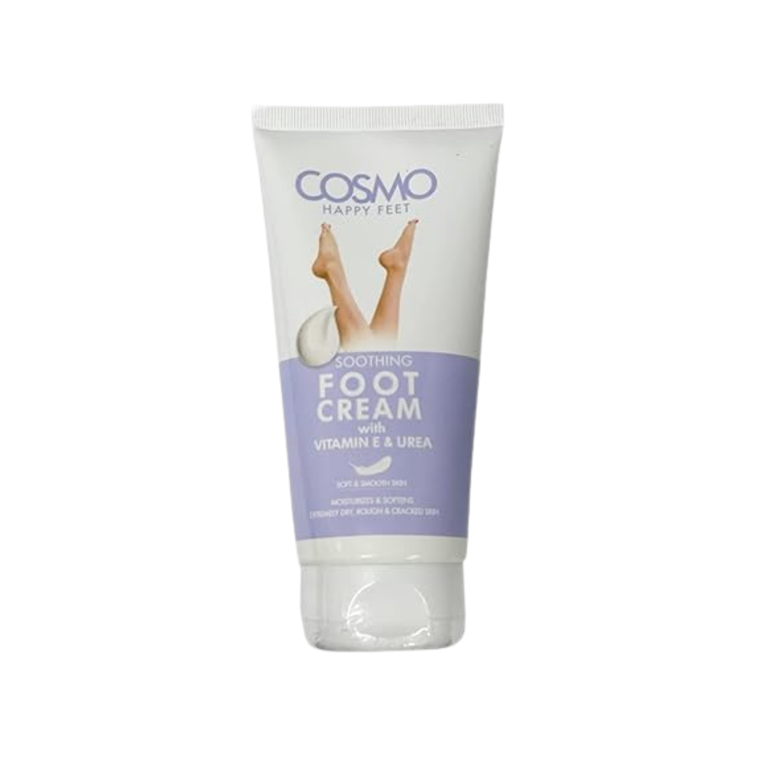 COSMO Soothing Foot Cream With Vitamin E & Urea - 150ml | كوزمو مرطب للأقدام بفيتامين اي و يوريا - 150 مل