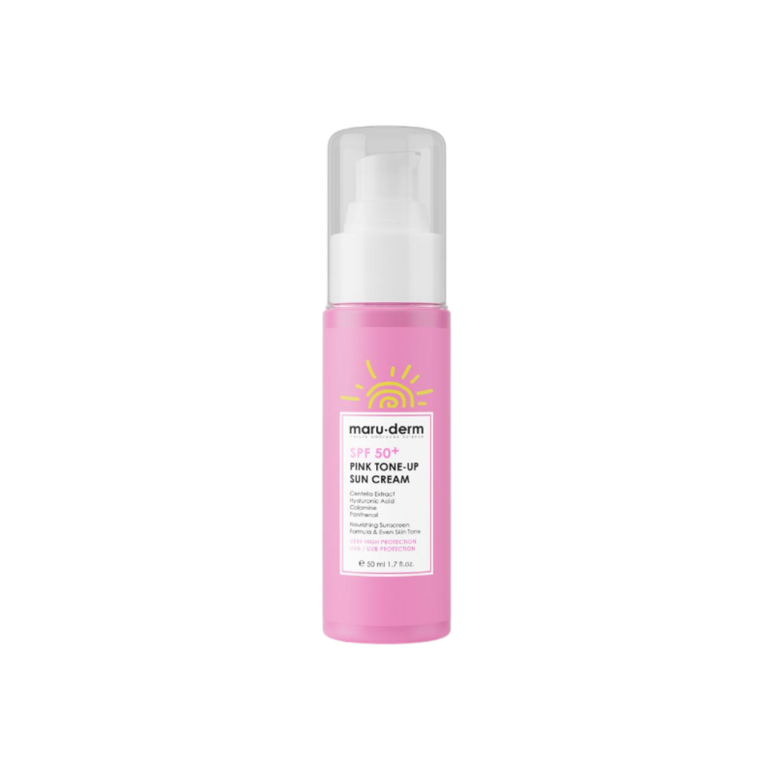 maru.derm pink tone-up sun cream spf 50 - 50ml | مارو.ديرم واقي شمسي spf50 - 50 مل