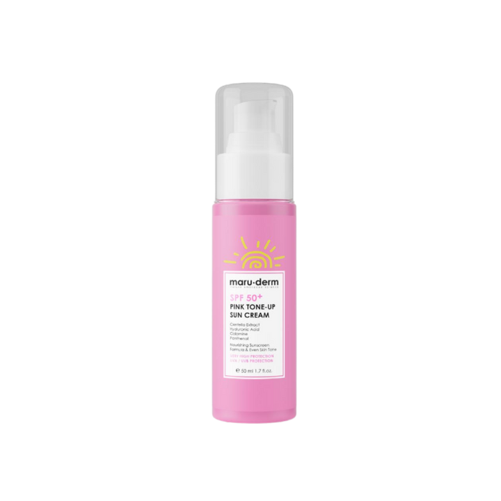 maru.derm pink tone-up sun cream spf 50 - 50ml | مارو.ديرم واقي شمسي spf50 - 50 مل