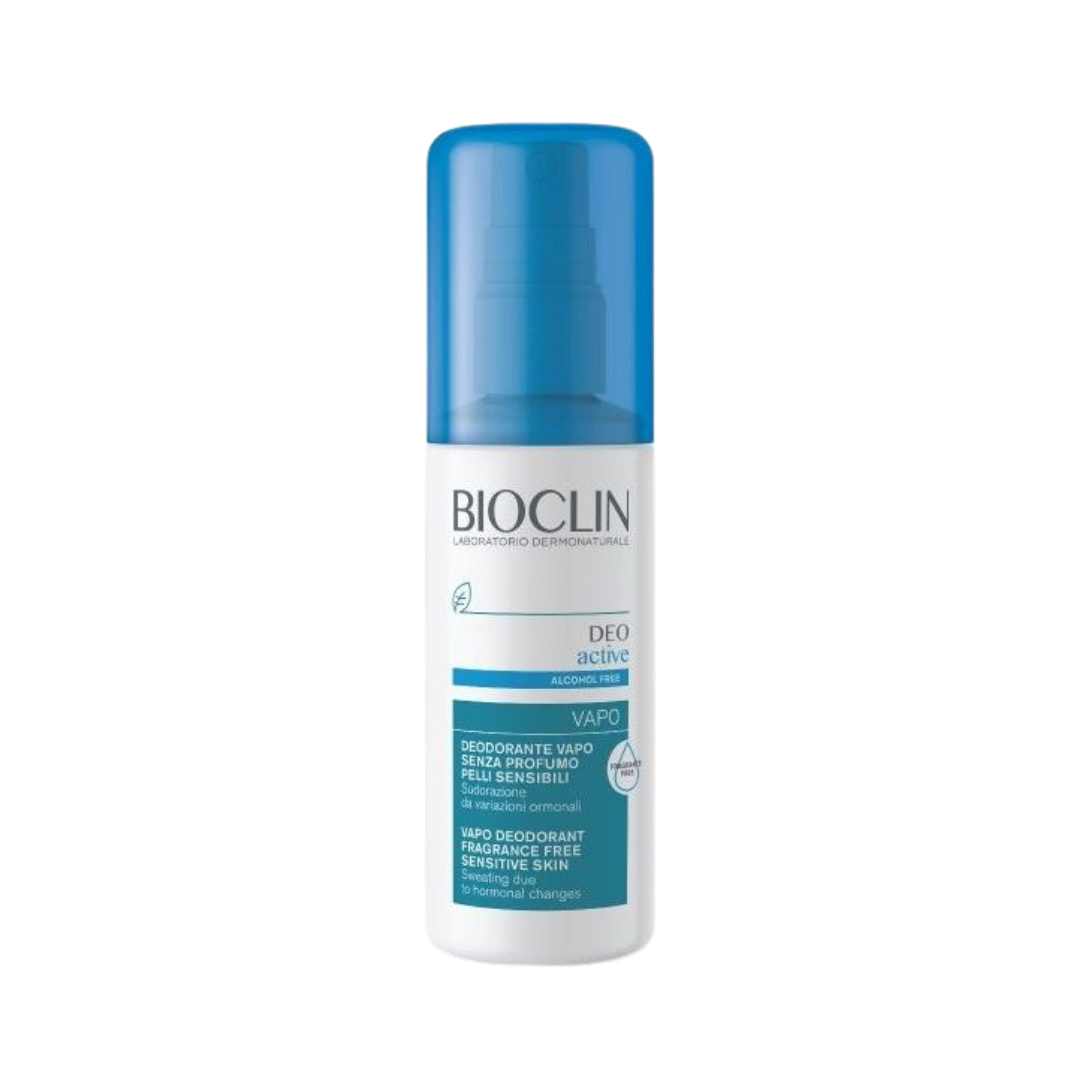 BIOCLIN Deo Active Alcohol Free Deodorante Vapo - 100ml | بايو كلين بخاخ مزيل تعرق خالي من الكحول - 100 مل