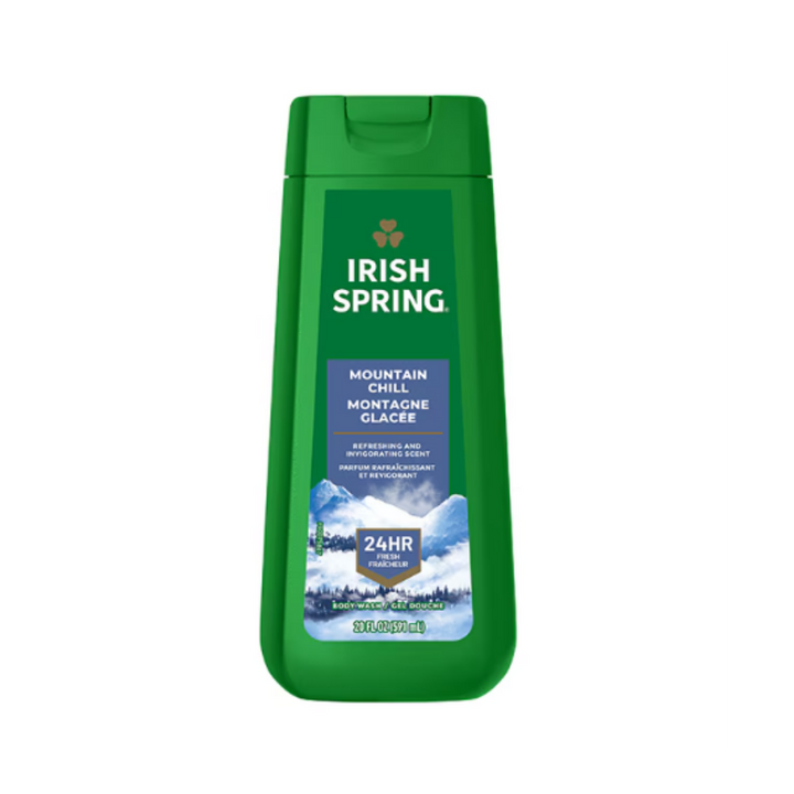 Irish Spring Mountain Chill Moisturizing Face Body Wash - 591ml | أيرش سبرينغ جل استحمام للرحال - 591 مل