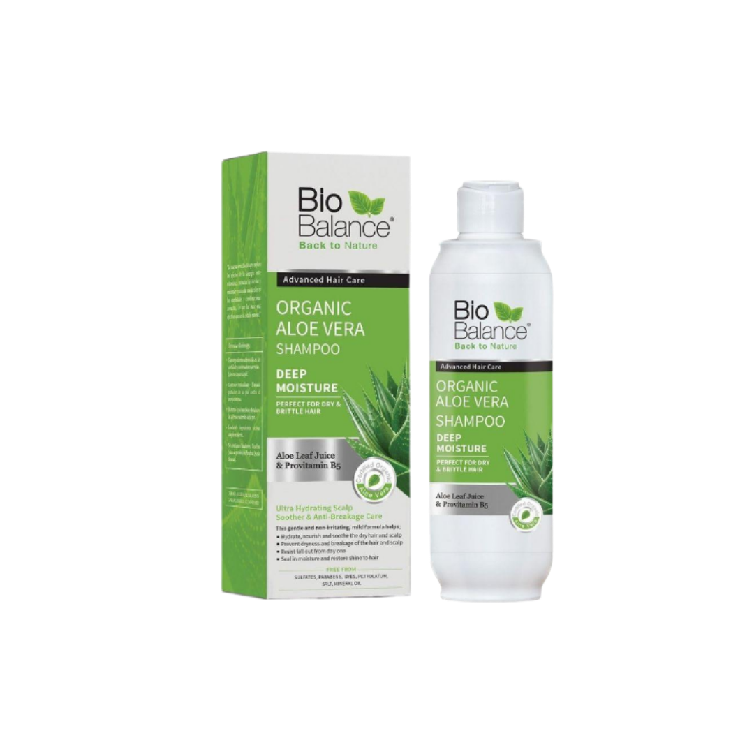 Bio Balance Organic Aloe Vera Shampoo - 330ml | بايو بالانس شامبو الشعر الجاف والهش بالالوفيرا  -330 مل