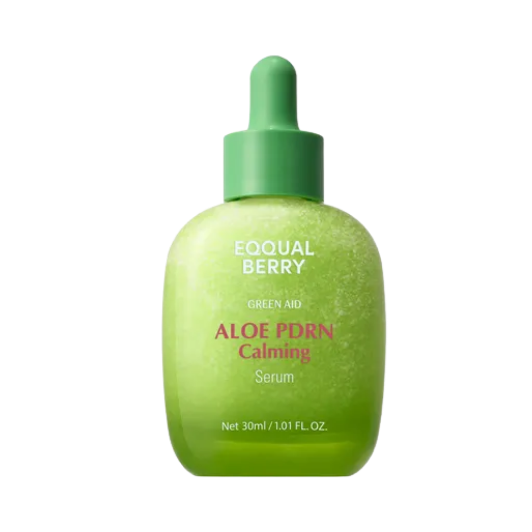 EQQUAL BERRY Green Aid Aloe PDRN Calming Serum - 30ml | إي كوال بيري سيروم مهدئ جرين إيد بالألوفيرا – 30 مل