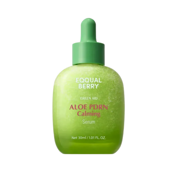 EQQUAL BERRY Green Aid Aloe PDRN Calming Serum - 30ml | إي كوال بيري سيروم مهدئ جرين إيد بالألوفيرا – 30 مل