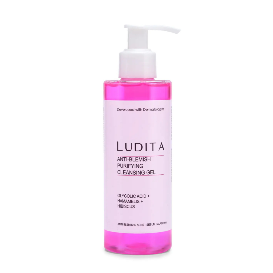 LUDITA Anti-Blemish Purifying Cleansing Gel - 200ml | لوديتا غسول جيل للوجه - 200 مل