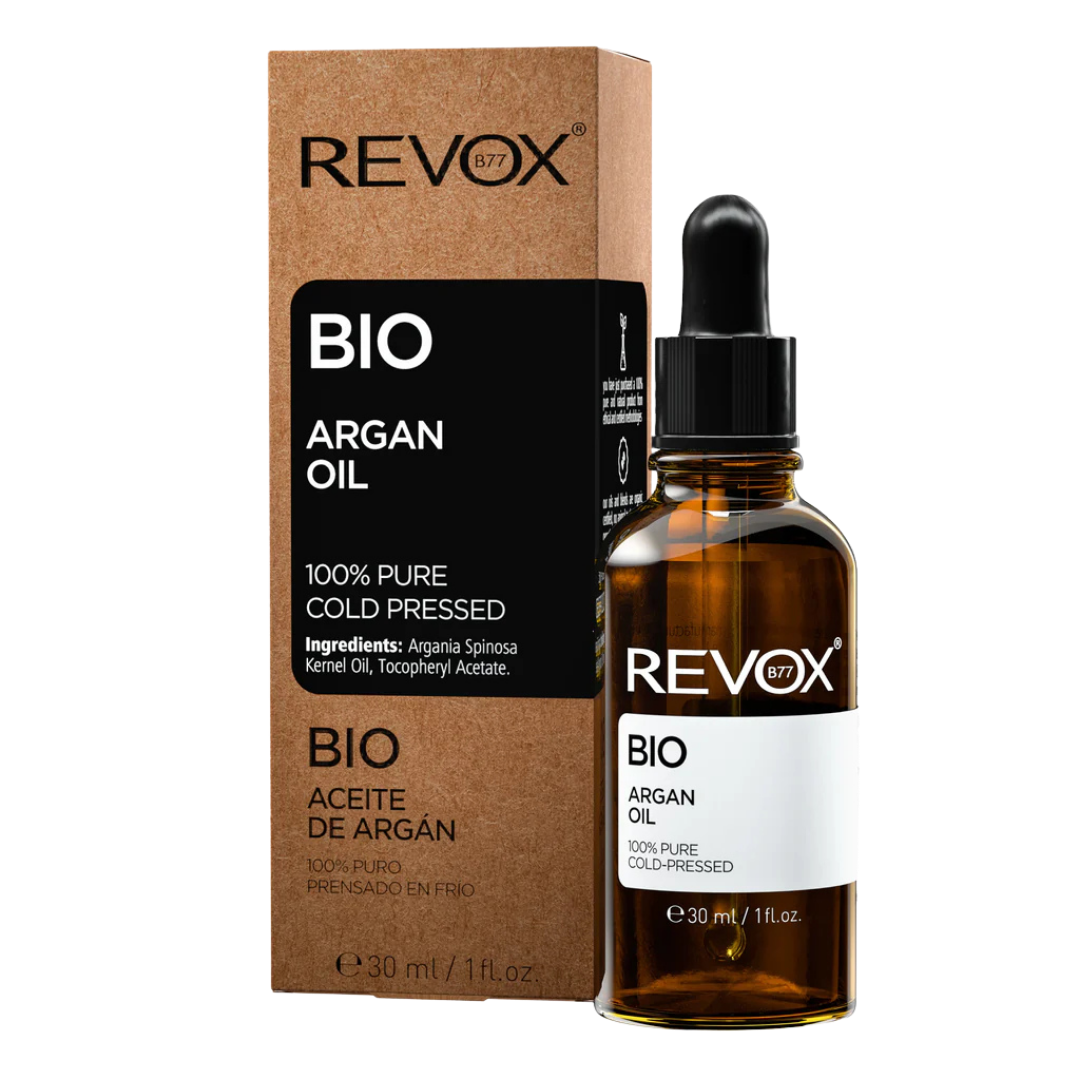 Revox - Bio Cold Pressed 100% Pure Argan Oil - 30ml | ريفوكس زيت الأرغان الطبيعي 100% - 30 مل