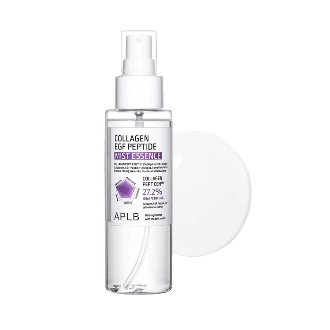 APLB Collagen EGF Peptide Mist Essence Permet - 105ml | اي بي ال بي ايسنس للوجه بالكولاجين والببتيدات - 105 مل