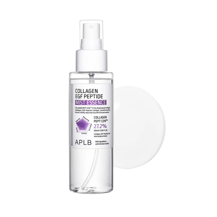 APLB Collagen EGF Peptide Mist Essence Permet - 105ml | اي بي ال بي ايسنس للوجه بالكولاجين والببتيدات - 105 مل