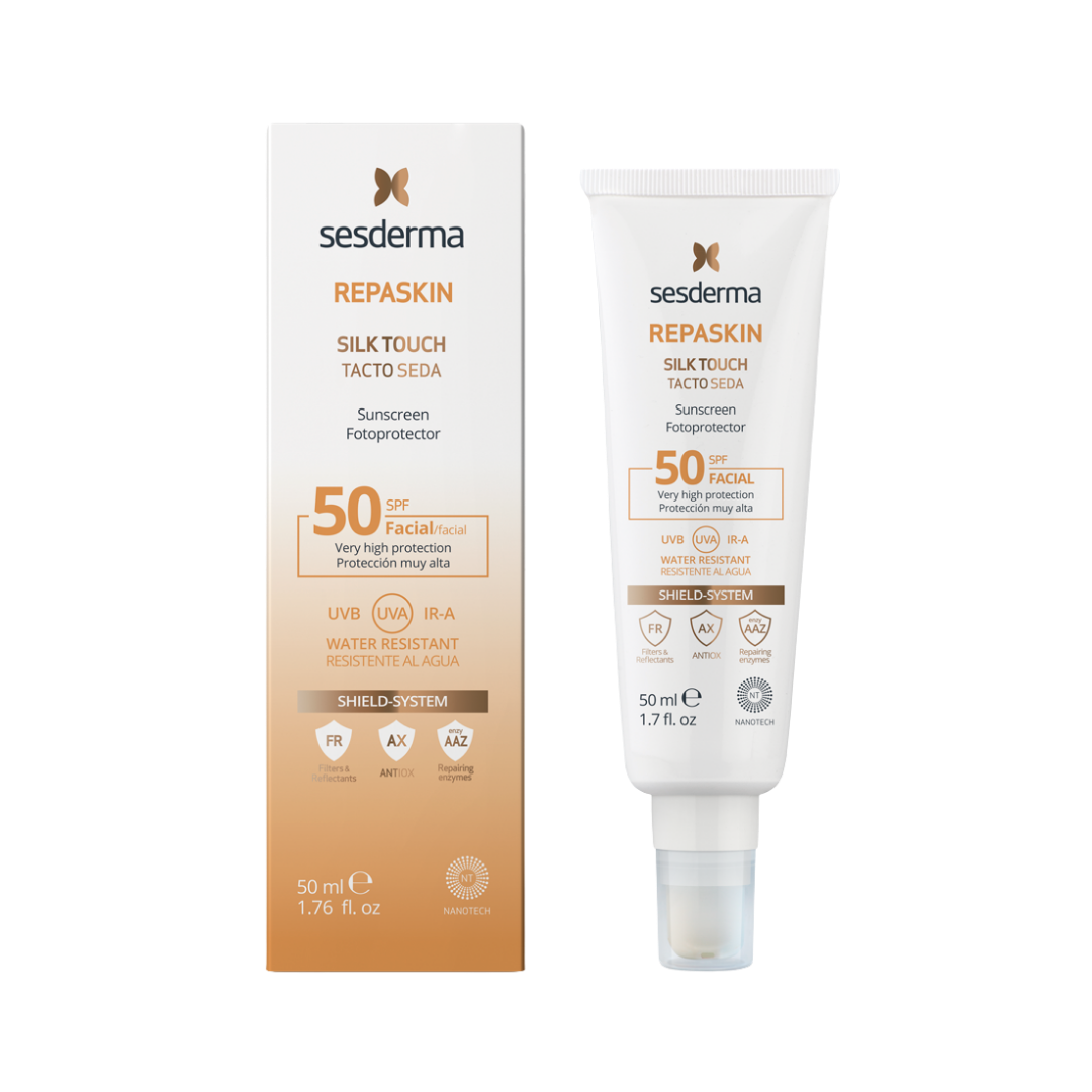 Sesderma Repaskin Silktouch Tacto Seda 50 SPF - 50ml | سيسديرما واقي شمسي للبشرة المختلطة والدهنية - 50 مل