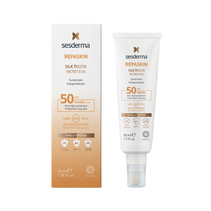 Sesderma Repaskin Silktouch Tacto Seda 50 SPF - 50ml | سيسديرما واقي شمسي للبشرة المختلطة والدهنية - 50 مل