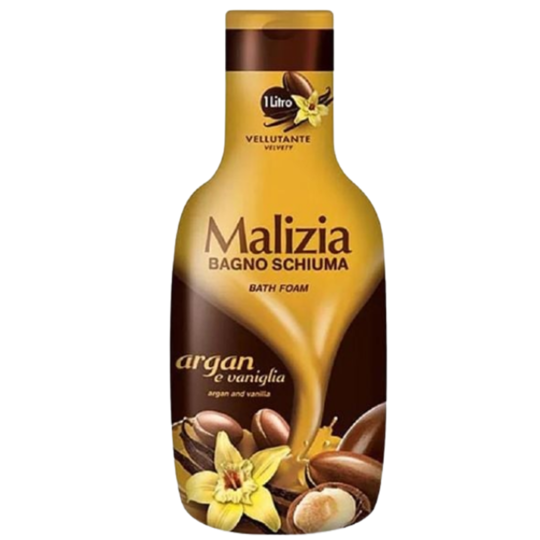 Malizia Argan And Vanilla Shower Gel - 1L | ماليزيا جل استحمام بالارغان و الفانيليا - 1 لتر