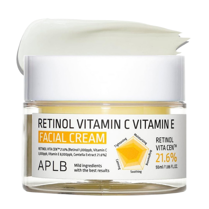 APLB Retinol Vitamin C Vitamin E Facial Cream - 55ml | اي بي ال بي كريم للوجه بالريتينول والفيتامين سي - 55 مل