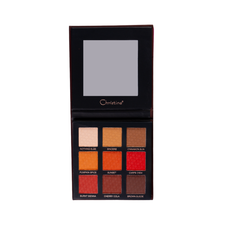 Christine 9 Colors Eye Shadow Palette - 9x1.4g | كريستين باليت اي شادو ب 9 ألوان مختلفة - 9x1.4 غرام