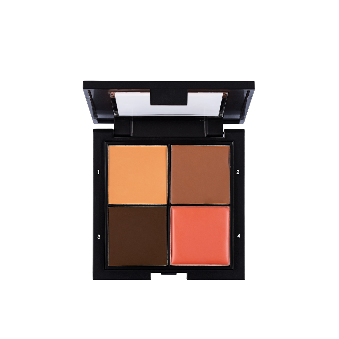 Flormar Contour Palette 004 Dark - 10g | فلورمار باليت كونتور لون 004 - 10 غرام