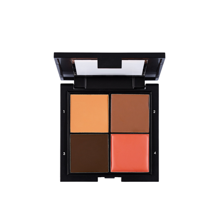 Flormar Contour Palette 004 Dark - 10g | فلورمار باليت كونتور لون 004 - 10 غرام