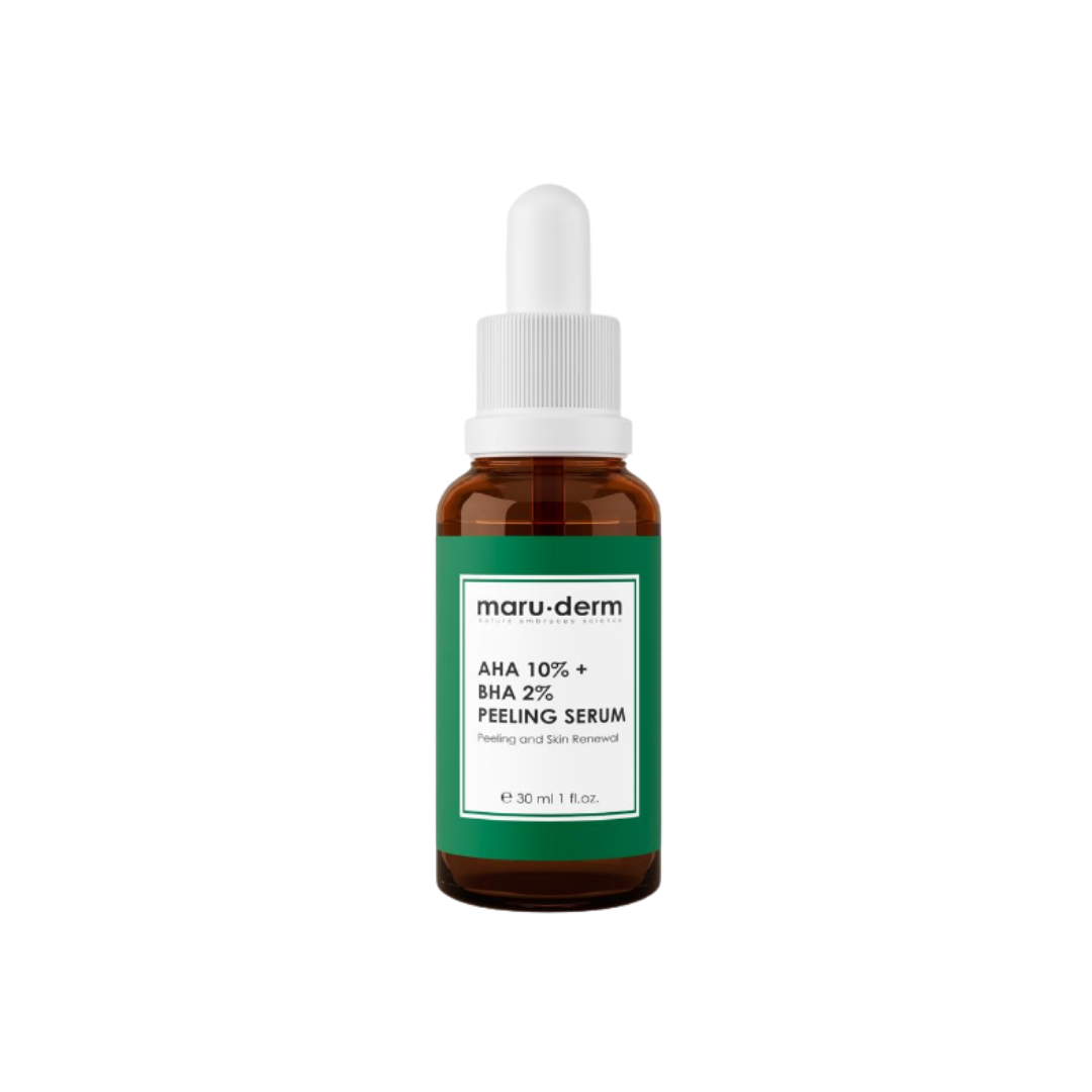 maru.derm AHA 10% + BHA 2% Peeling serum - 30ml | مارو.ديرم سيروم ال aha 10% و bha 2% للتقشير - 30 مل