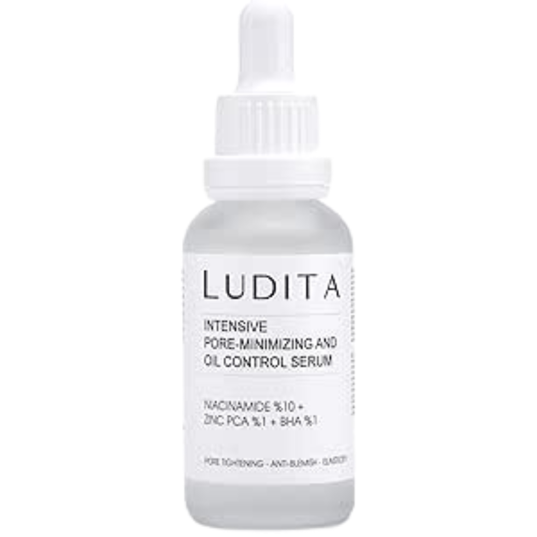 LUDITA Intensive Pore-Minizinig And Oil Control Serum - 30ml | لوديتا سيروم لتصغير المسام والتحكم بالإفرازات الدهنية - 30 مل