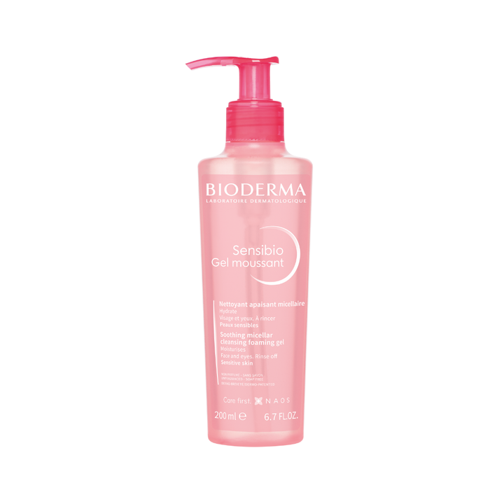 Sensibio Mild Cleansing Foaming Gel - 200ml | Bioderma Sense Bio Gentle Cleansing Foaming Gel 200 ml