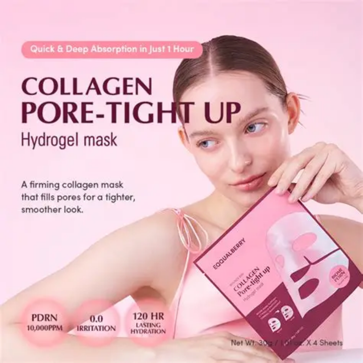 EQQUAL BERRY Collagen Pore -Tight Up Hydrogel Mask - 30g | ايكوال بيري
