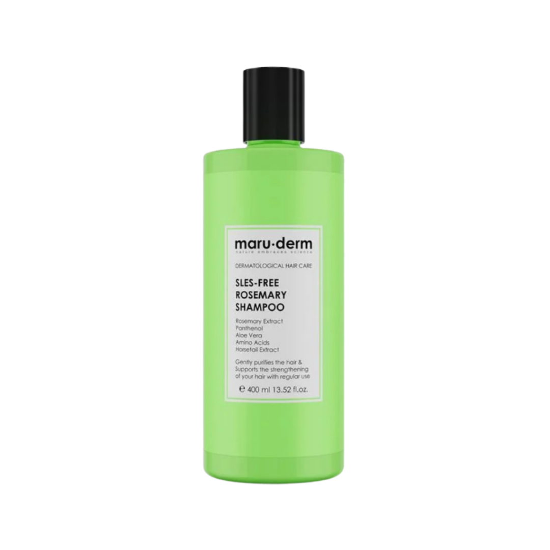 maru.derm Sles-Free Rosemarry Shampoo - 400ml | مارو.ديرم شامبو بالروزماري خالي من السلفات - 400 مل