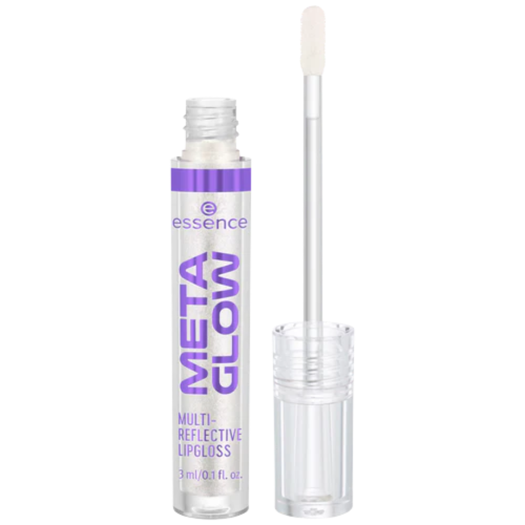 Essence Meta Glow multi-reflective lip gloss. No. 01 - 3ml | ايسنس غلوس للشفاه ميتا غلو رقم 01 - 3 مل