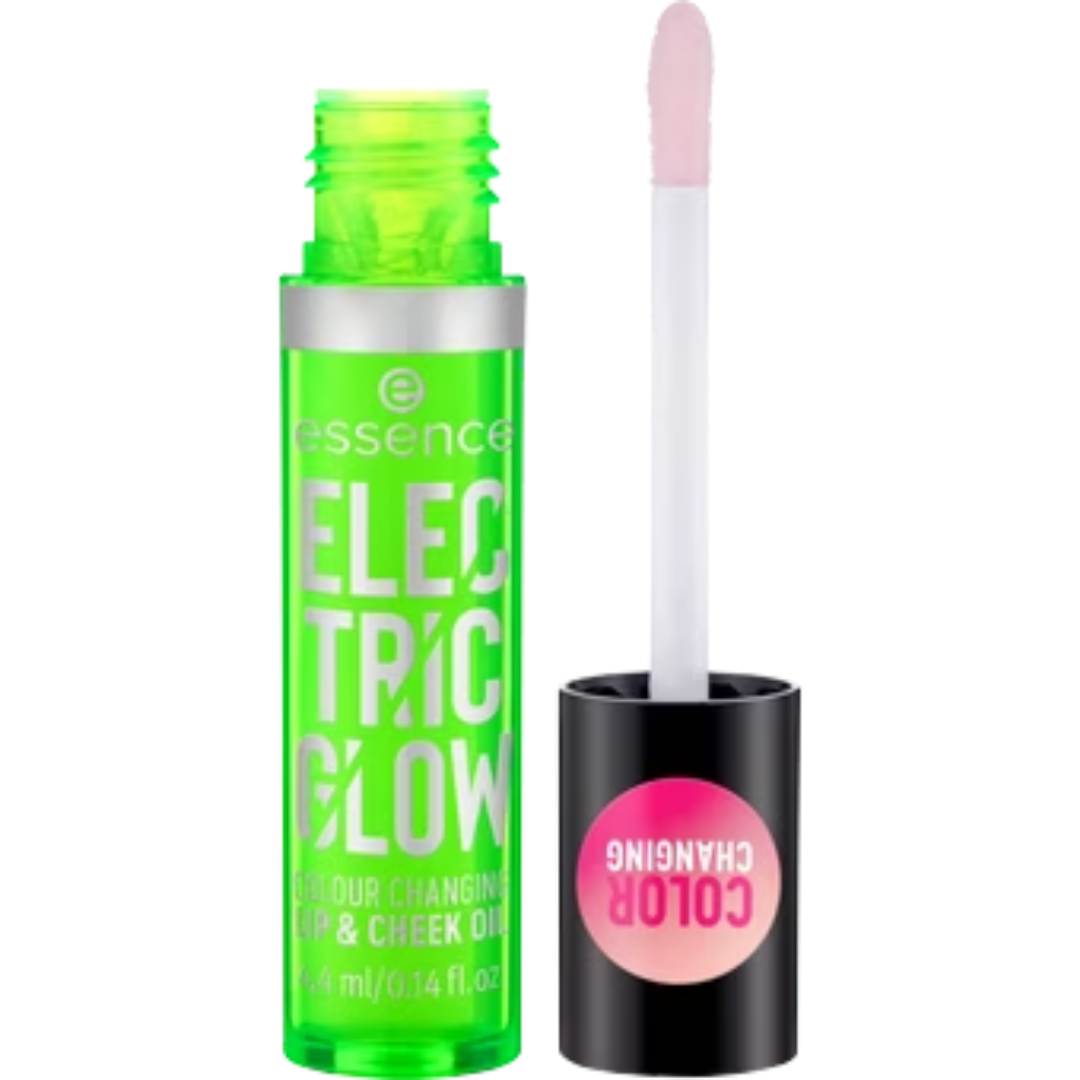 Essence Electric Glow Colour Changing Lip & Cheek Oil - 4.4ml | ايسنس زيت للشفاه و الخدود - 4.4 مل