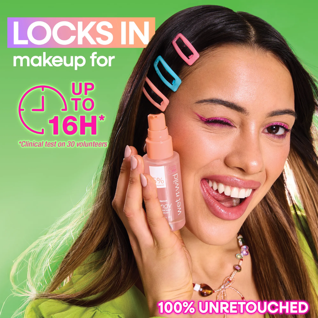 Wet n wild primefocus Clingy Serum primer - 27ml | ويت ان وايلد برايمر برايمر سيروم - 27 مل