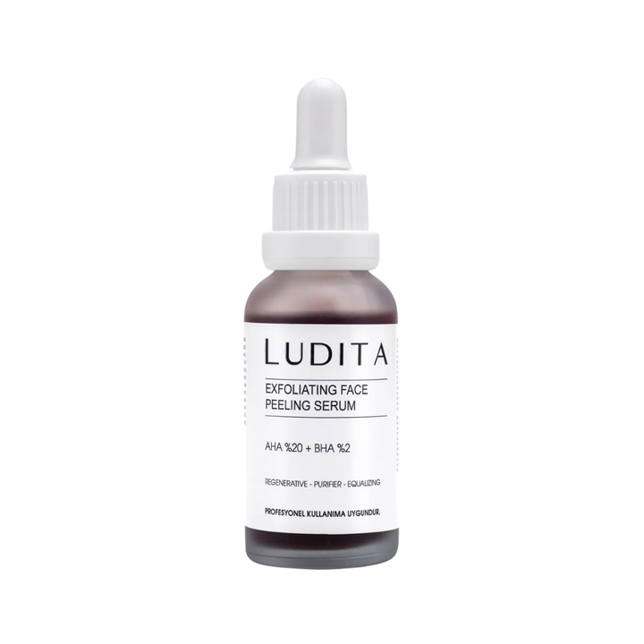 LUDITA Exfoliating Face Peeling Serum - 30ml | لوديتا سيروم مقشر للوجه - 30 مل