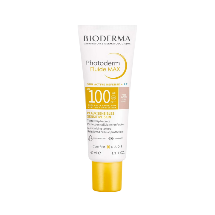 BIODERMA Protector Solar Photoderm Fluido M.Claro Spf100 X - 40ml | بيوديرما واقي شمسي يحتوي على لون - 40 مل