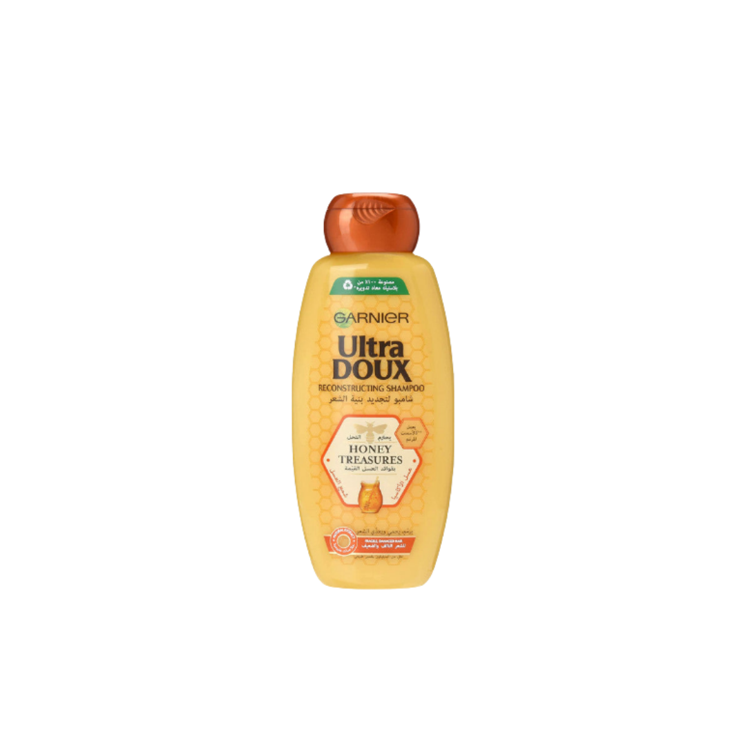 Garnier Ultra Doux Replenishing Shampoo - 400ml | غارنييه الترا دو شامبو مجدد لشعر التالف بالعسل - 400 مل